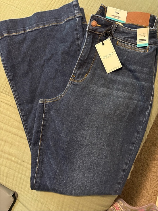 Judy Blue Denim - Judy Blue High Waisted Trouser Flare Size 16-New W/Tags